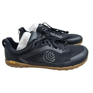 Topo Athletic M Connect Mens Size 9 Black Gum Minimalist Barefoot Shoes Gorpcore
